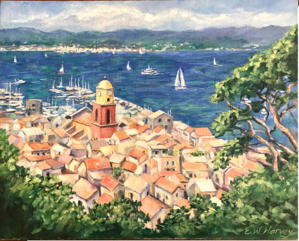 This image has an empty alt attribute; its file name is St-Tropez-Done-at-Live-Painting-Dinner-1024x825.jpg